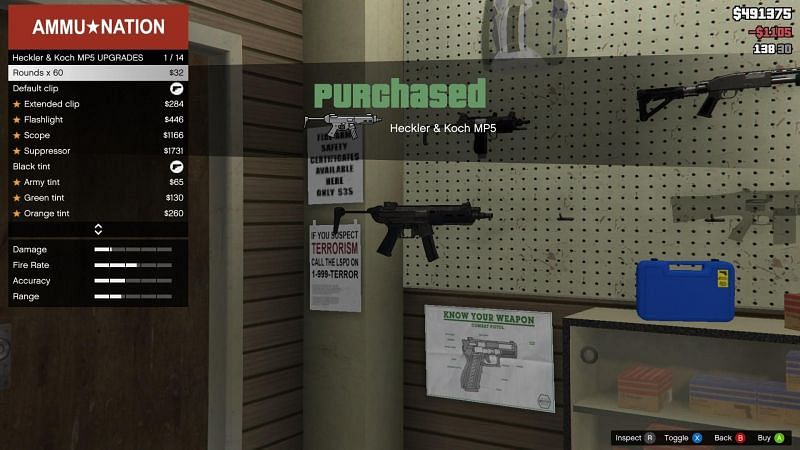 weapons cheats for gta 5